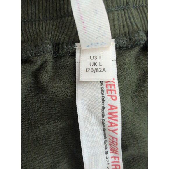 Free People Sting Like A Bee Shorts Women L Pull On Secret Moss Color New - Picture 5 of 9